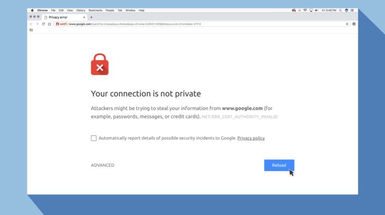 ضرورت گواهینامه SSL