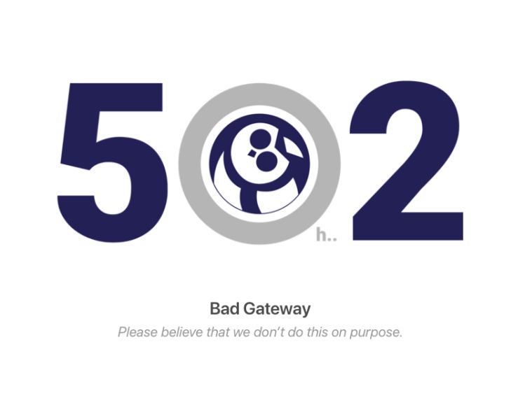 Bad Gateway error
